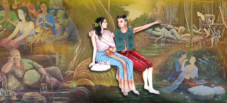 Kuman Thong được cho rằng bắt nguồn từ truyền thuyết Khun Chang, Khun Phaen
