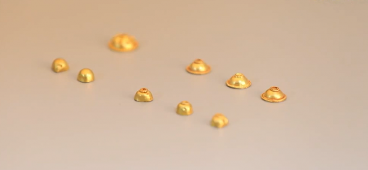 Tìm thấy cúc áo bằng vàng nguyên chất trong lăng mộ từ thời nhà Tần